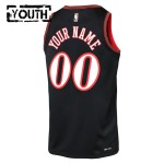 Maillot NBA Philadelphia 76ers Personnalisable Nike 2025-26 Classic Edition Noir Swingman - Enfant